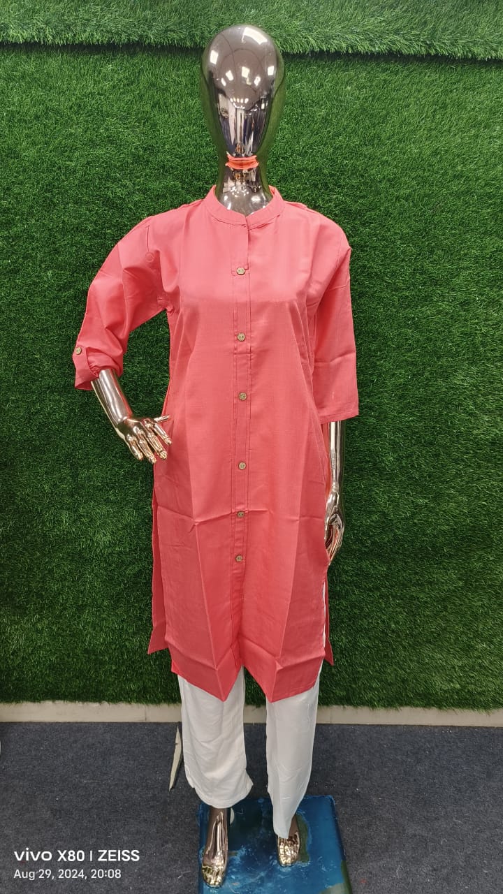 Neer Vol 1 By Moksh Cotton Kurti With Pocket Wholesale Clothing Suppliers In India